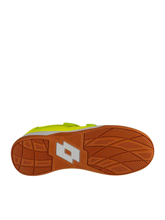 Pacer K Kids Sneakers with Hoop & Loop Closure Yellow