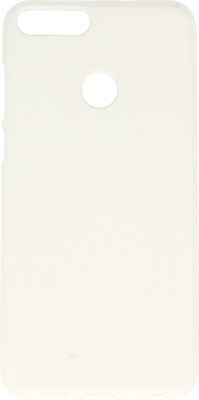 Mercury Jelly Soft Silicone Back Cover White (Huawei P Smart)