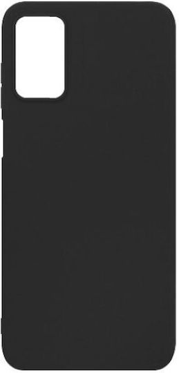 Matt Back Cover Σιλικόνης Μαύρο (Moto G42)