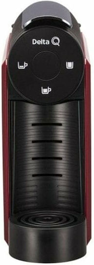 Delta Q Miniqool Vermelho Καφετιέρα για Κάψουλες Πίεσης 19bar Κόκκινη