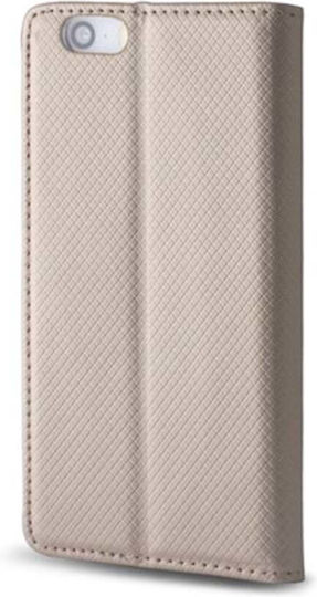 Smart Magnet Book Δερματίνης / Πλαστικό 2mm Χρυσό (Redmi Note 11 Pro)