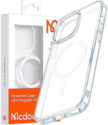 Mcdodo Back Cover Plastic Magnetic Transparent (iPhone 13pro)