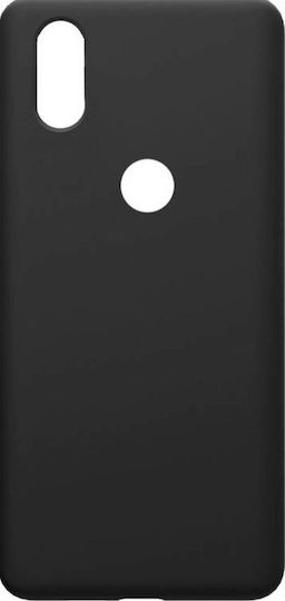 Back Cover Σιλικόνης Μαύρο (Mi A2 Lite)