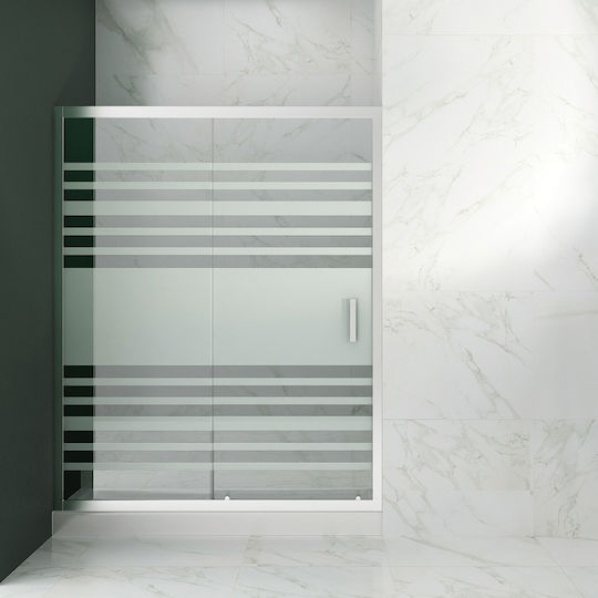 Orabella Energy Καμπίνα Ντουζιέρας με Συρόμενη Πόρτα 130x180cm Serigrafato Orabella Energy Καμπίνα Ντουζιέρας με Συρόμενη Πόρτα 130x180cm Serigrafato