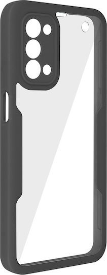 Hülle Oppo A54 A74 5G Plexiglas Rückseite Polymer Front Kontur Schwarz