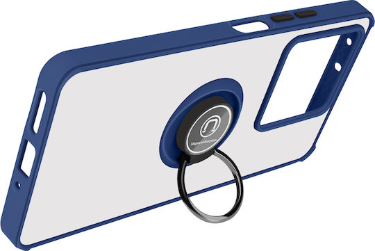 Avizar Ring Case Redmi Note 13 5g Magnetic Compatible Stand Function Dark Blue