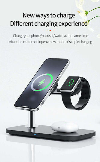 Factory Încărcător Wireless (Qi Pad) 15W Livrarea energiei / Quick Charge 3.0 Negruς (OJD-85)