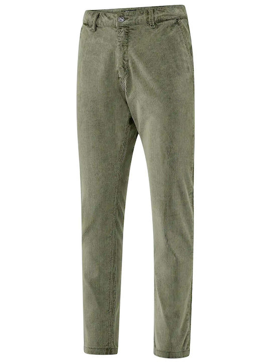 Bomboogie Men's Trousers Chino in Slim Fit Green