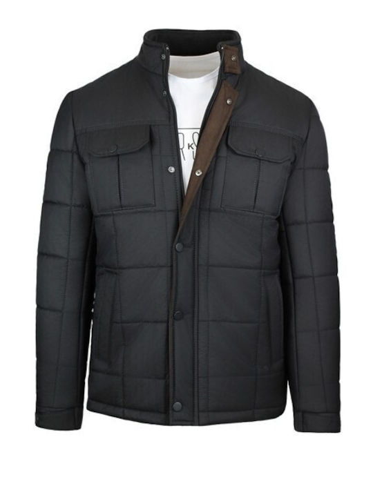 La Pupa Herren Winter Jacke Lässig Wasserdicht BLACK