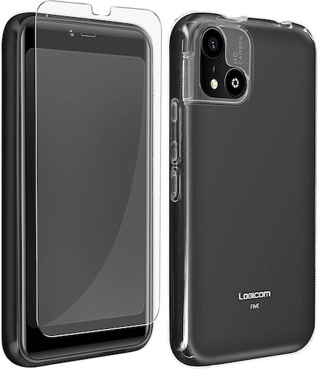 Case Logicom Five Silicone & Tempered Glass Screen Protector 9h Bigben
