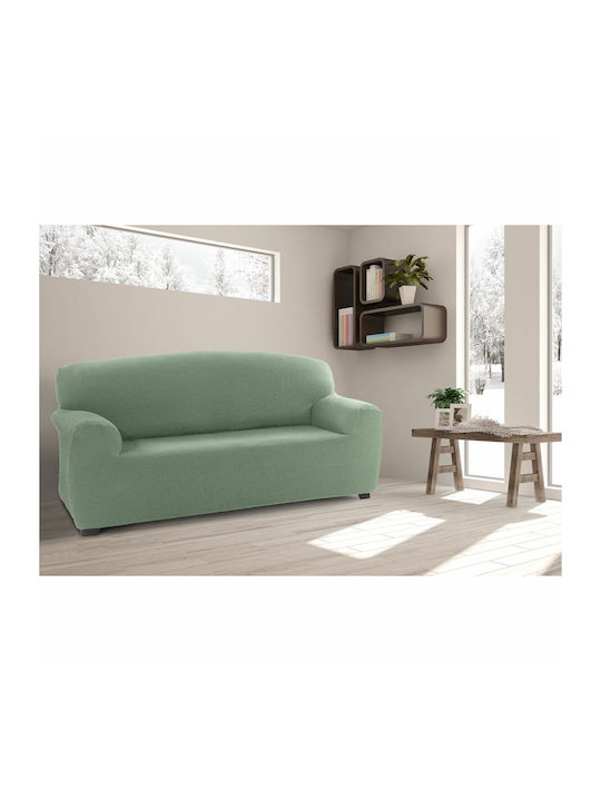 Romeo Elastic Cover for Two Seater Sofa Green 180εκ. 1pcs