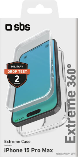 SBS 360 Full Cover Transparent (iPhone 15 Pro)