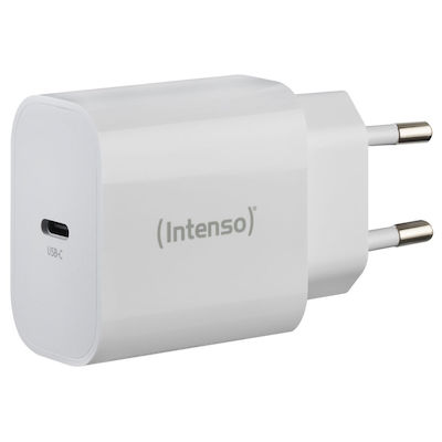 Intenso Charger Without Cable with USB-C Port 20W White (7802012)