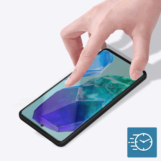 Avizar Закалено стъкло протектор за екран Galaxy M55 Твърдост 9H Против надраскване Прозрачен
