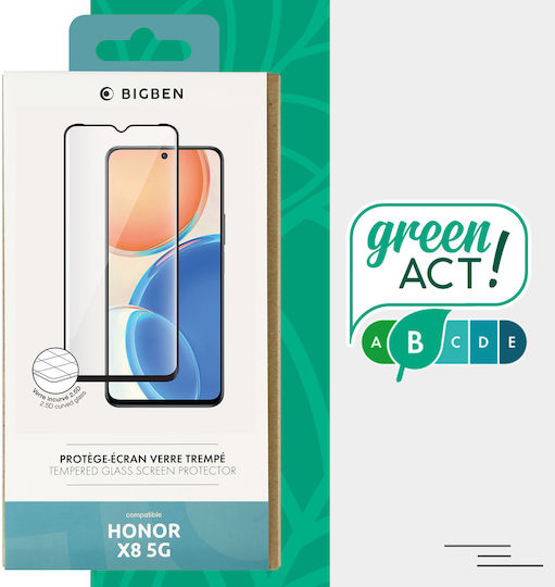 Tempered Glass Honor 70 Lite X8 5G X6 Screen Protector 9H Curved Edges Bigben