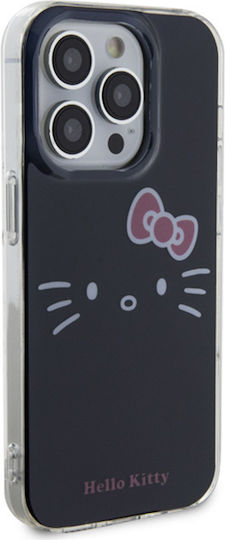 Hello Kitty Задна корица Пластмаса Черен (iPhone 14 Pro)