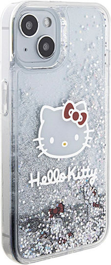 Hello Kitty Back Cover Πλαστικό Ασημί (iPhone 15)