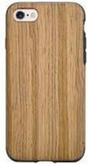 Remax Back Cover Ξύλινο Μπορντό (iPhone 8/7)