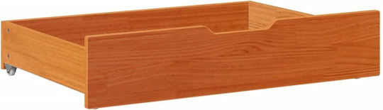 vidaXL Bed Drawer made of Wood Brown Candle 85x55x16cm 2pcs