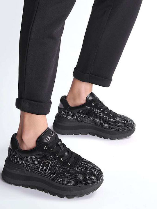 Liu Jo Amazing 23 Chunky Sneakers Μαύρα