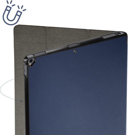 Avizar Case Ipad Pro 12.9 Trifold Video Keyboard Support Dark Blue