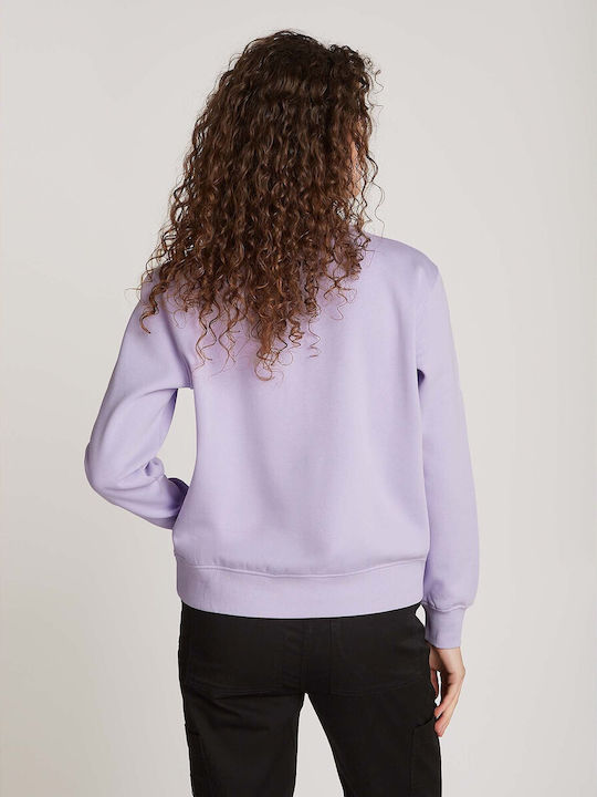 Calvin Klein Women's Sweatshirt Purple