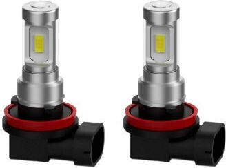 Lămpi Autoturismului H11 / H8 / H9 Canbus LED 6000K Alb rece 12-24V 80W 2buc