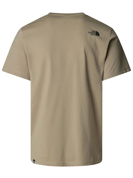 The North Face Men's Short Sleeve T-shirt Khaki