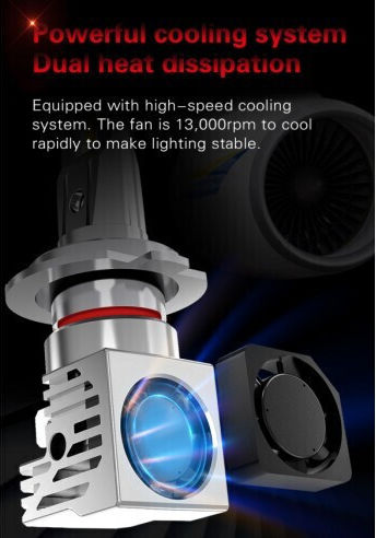 Lamps Car H11 Canbus LED 6500K Cold White 9-32V 55W 2pcs