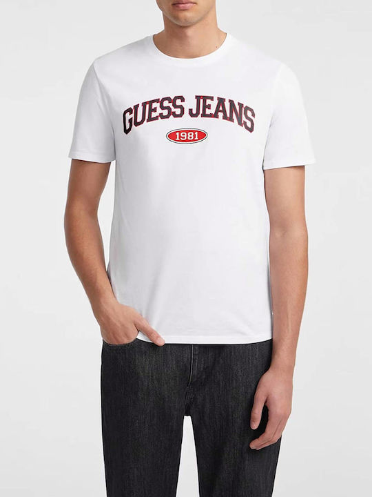 Guess Men's Short Sleeve T-shirt White