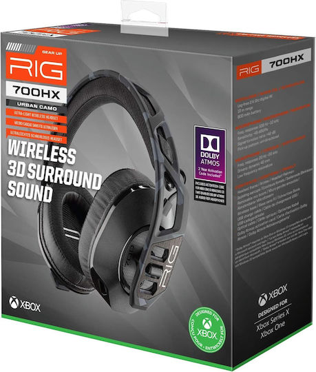 Plantronics RIG 700HX Ασύρματο Over Ear Gaming Headset με σύνδεση USB Urban Camo