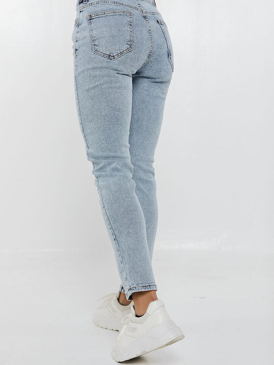 Women's Jean Trousers in Boyfriend Fit Blue