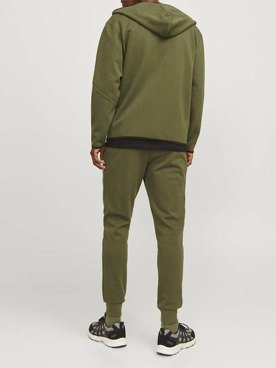 Jack & Jones Sweat Cypress Olive with Hood