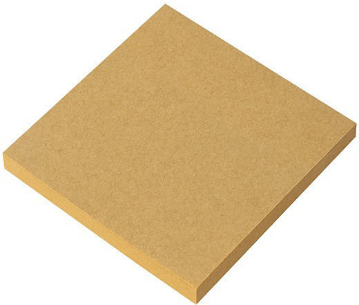 Deli Sticky Note Pads in Cube 80 Sheets Brown 7.6x7.6pcs