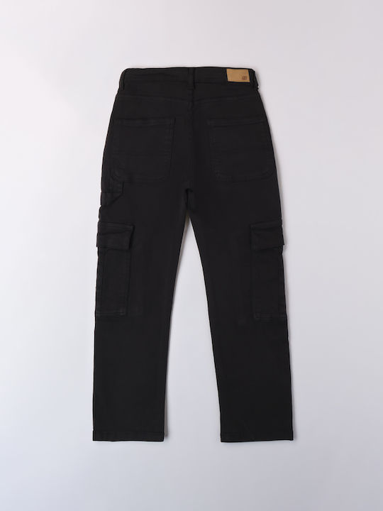 iDO Kids Cargo Trousers Black