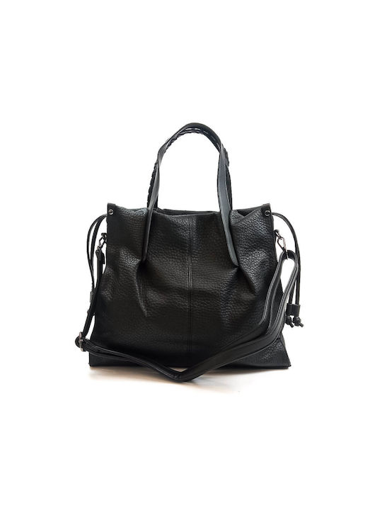 Enrico Coveri Damen Tasche Shopper Schulter Schwarz