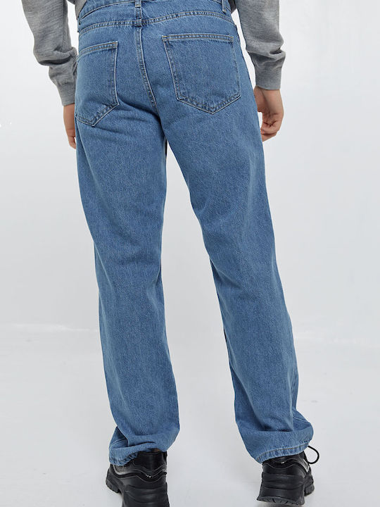 Men's Jeans Pants with Loose Fit Blue