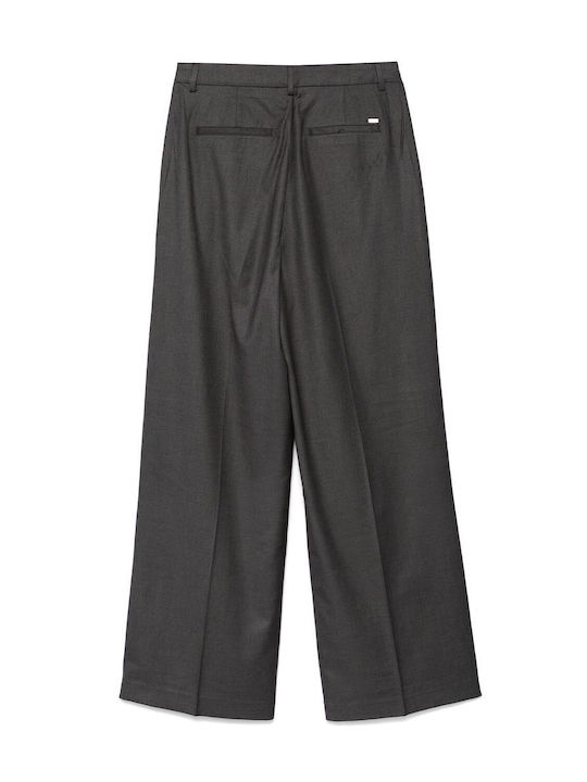 Scotch & Soda Women's Fabric Trousers Charcoal Melange