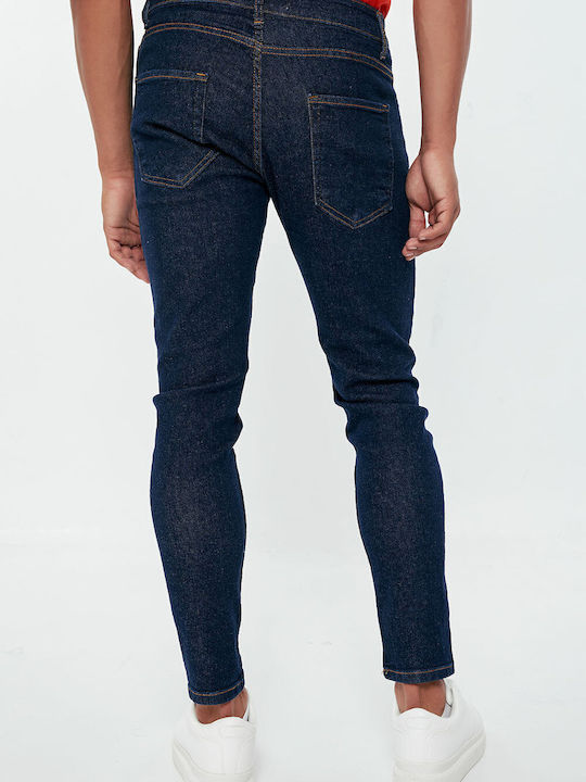 Men's Jeans Pants with Slim Fit Blue
