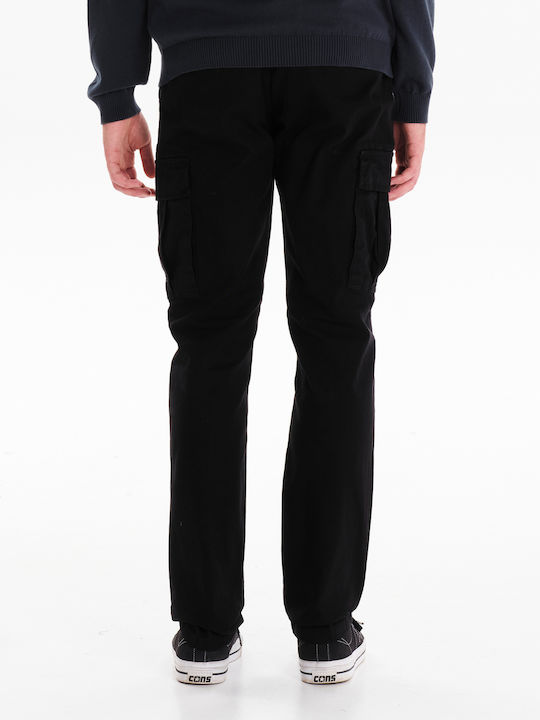 Trousers Cargo Elastic Black