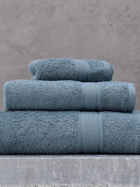 Rythmos Bath Towel Illusion 100x150cm Petrol Weight 480gr/m²