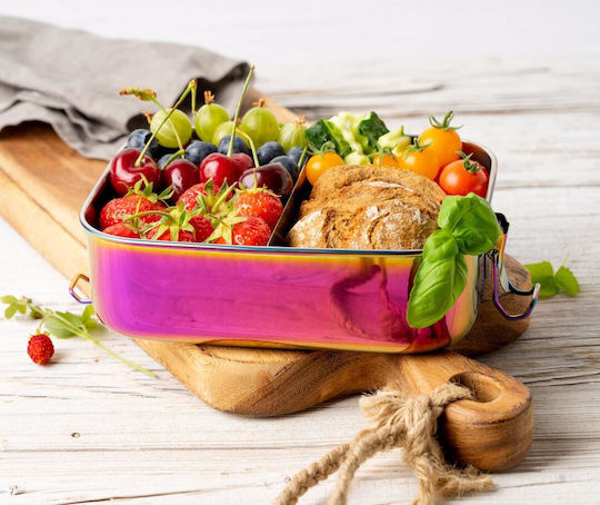 Lekkabox Кутия за обяд Inox Лилав 1000мл 1бр