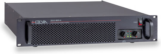 Helvia ZEUS 1800-H PA Power Amplifier 2 Channels 900W/4Ω 600W/8Ω