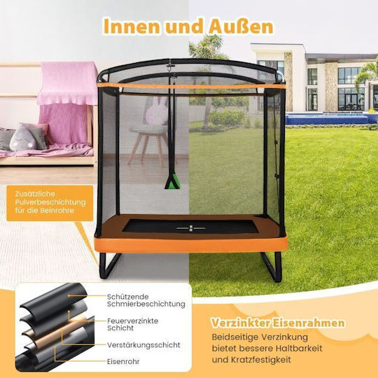 Costway Trampolin Kinder Durchmesser 190cm mit Netz