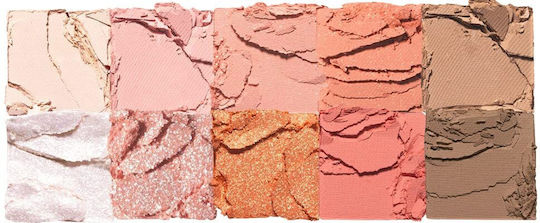 Rom&nd Better Than Palette Paletă cu Farduri de Pleoape Matifiant Formă Solidă 08 Peach Dahlia Garden 7.5gr