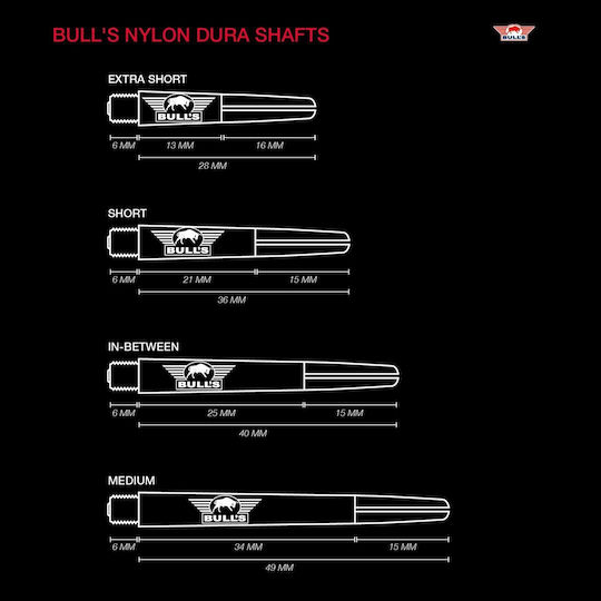 Nylon Dura Schwarz X-kurz
