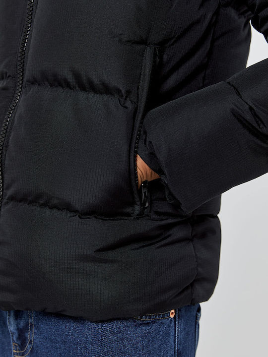 Μπουφάν Puffer Μαύρο