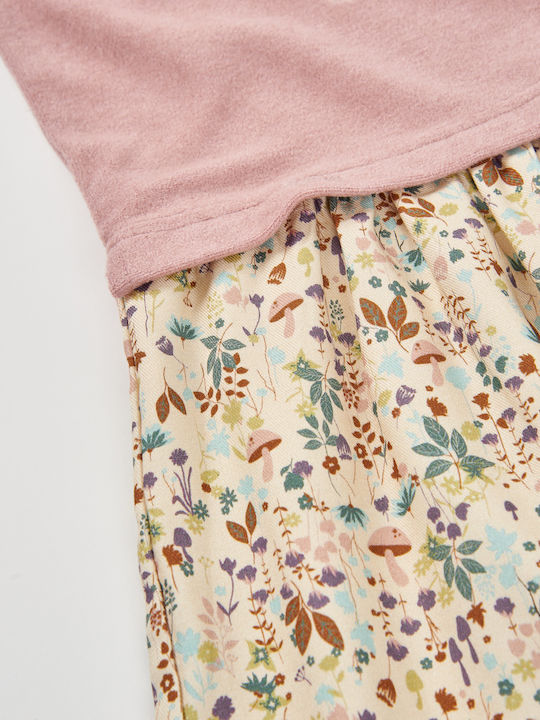 Παιδικό Φόρεμα Floral Ροζ