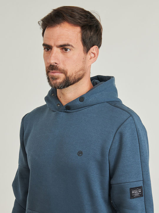 Sweatshirt with Hood Petrol