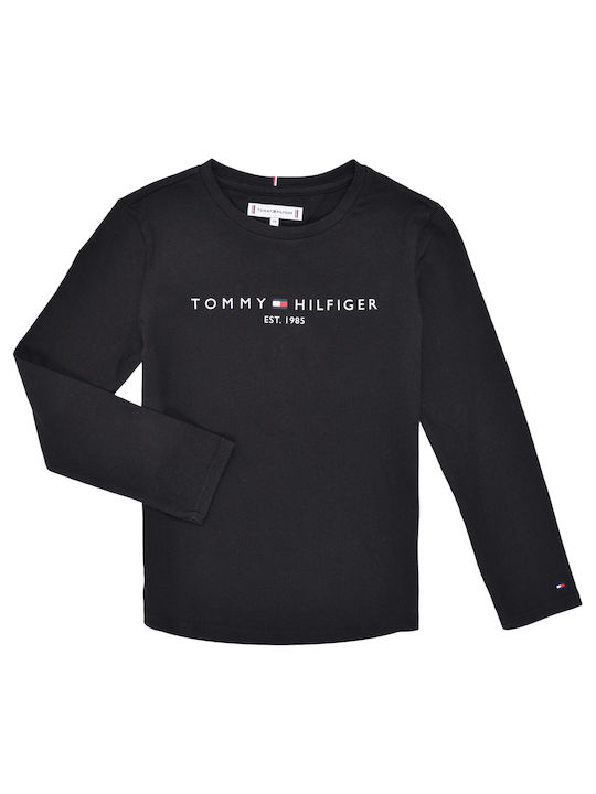 Tommy Hilfiger Children's Blouse Long Sleeve Black Essential